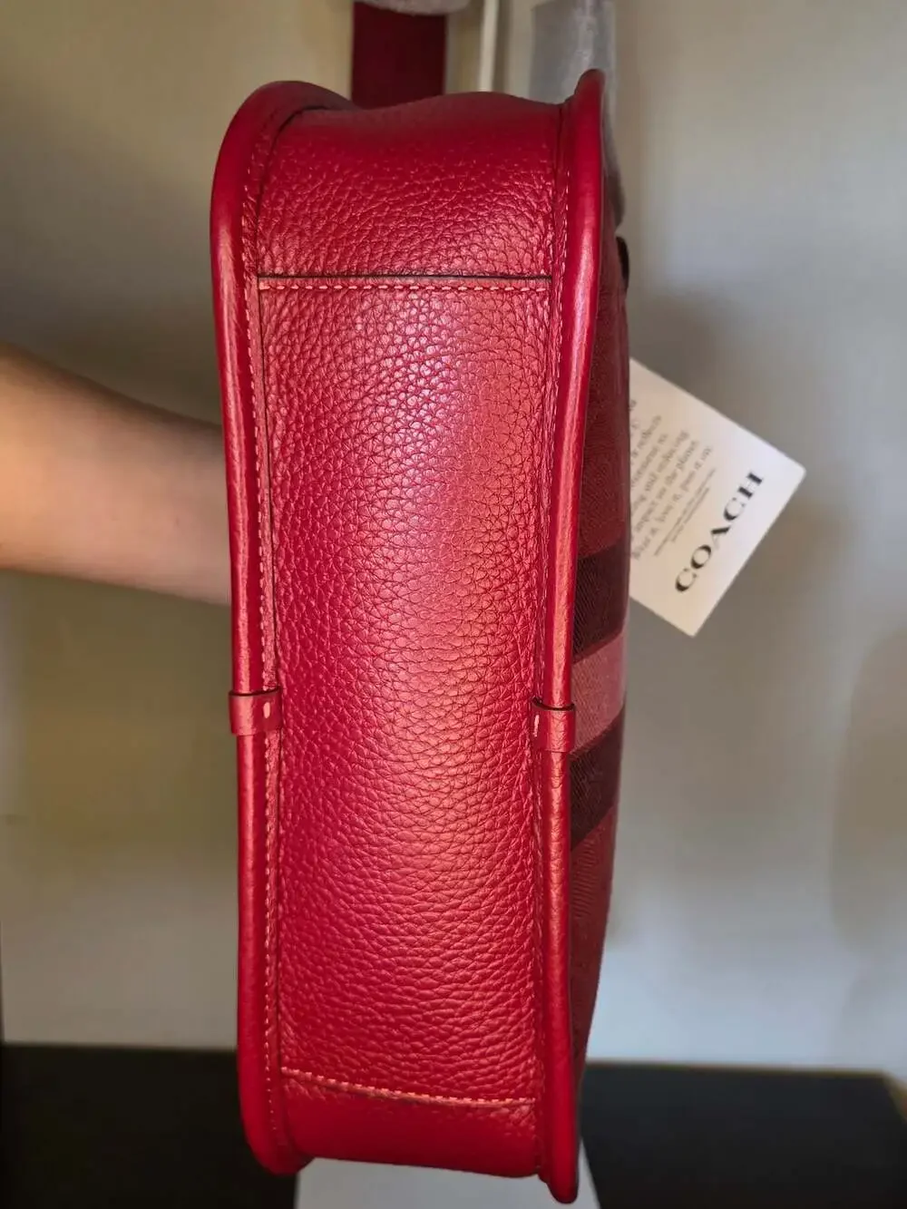 Coach Dempsey File Bag in Signature Jacquard with Stripe